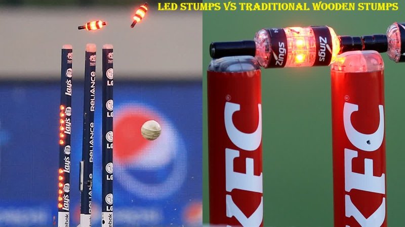 LED Stumps vs Traditional Wooden Stumps