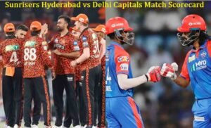 Sunrisers Hyderabad vs Delhi Capitals Match Scorecard