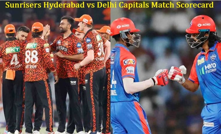 Sunrisers Hyderabad vs Delhi Capitals Match Scorecard